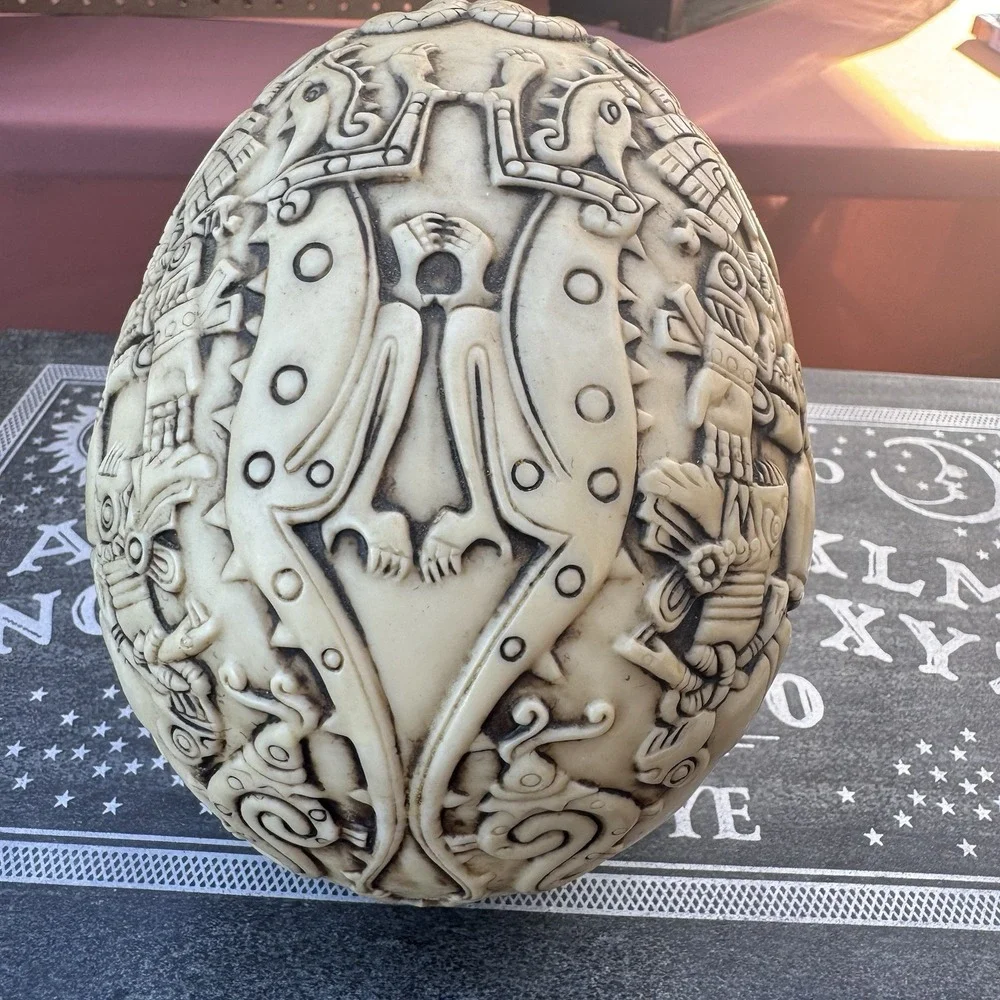 Design Clinic Summit Collection Skull Figurine w/ 2-Headed Sea Serpent - 5.50"T - Picture 4 of 4